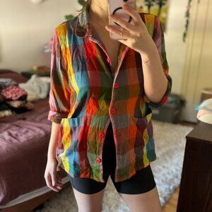 Ace and Jig Plaid Colorful jacket (S)